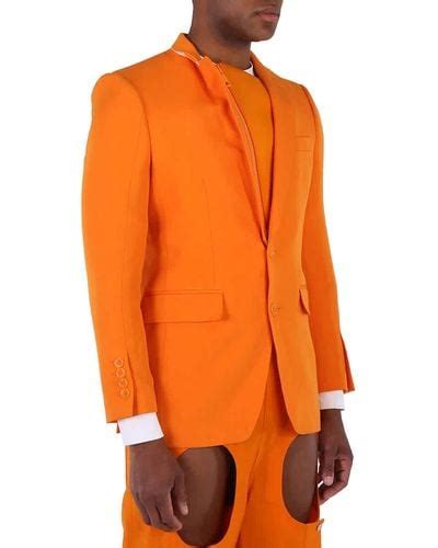 burberry orange suit|discount burberry suits.